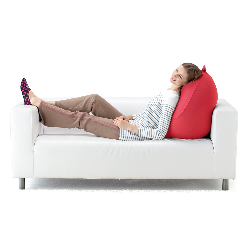 Cushion Mogu Japan Fit Chair Back Supporter Bean Bag Pillow Shopee