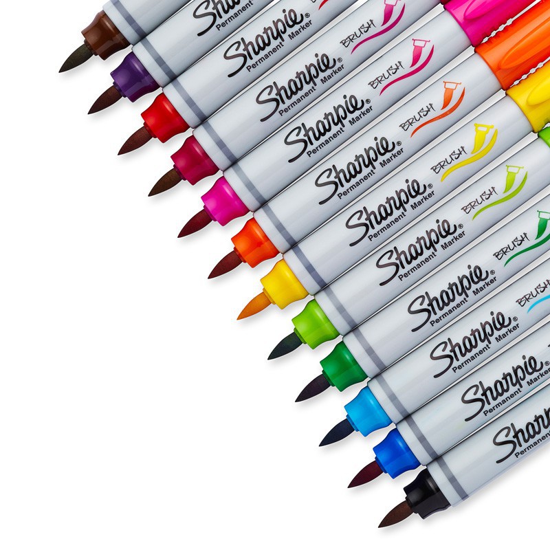 Sharpie Brush Tip pointe Penceau | Shopee Singapore