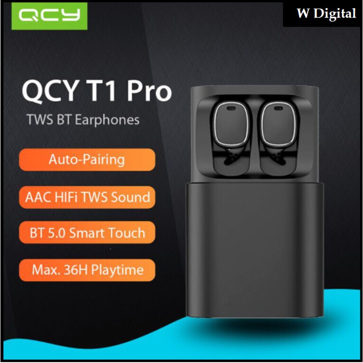 QCY T1 Pro TWS business earbuds Bluetooth earphones wireless 3d