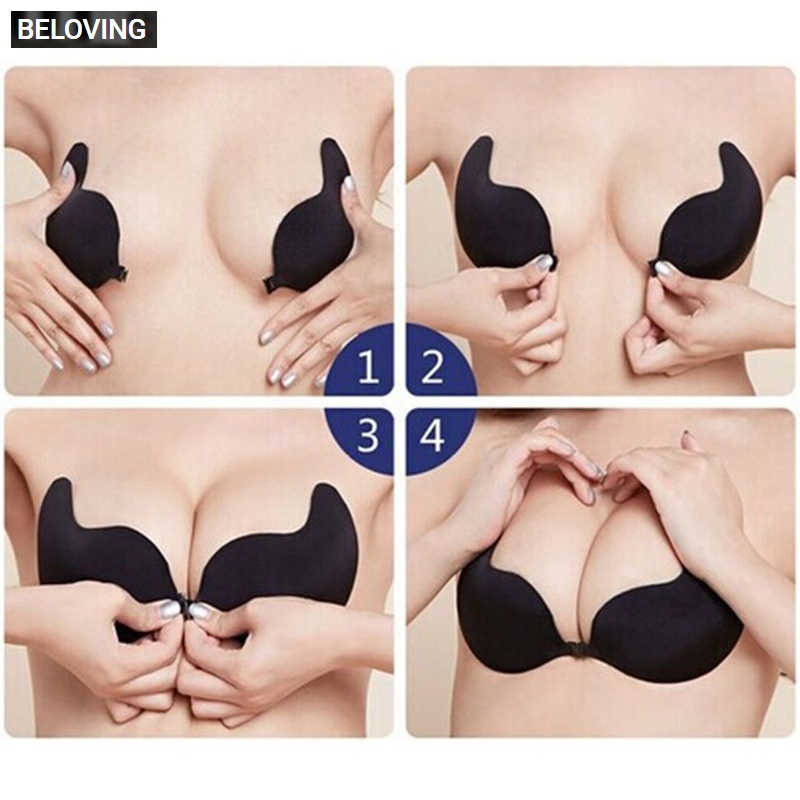 Fashion Woman Women Lady Ladies Silicone Invisible Pushup Sticky