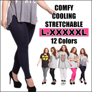 XL-6XL women summer Modal pants thin tight elastic slimming PLUS