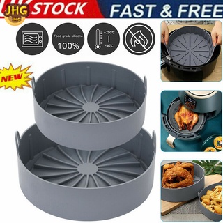 Air Fryer Silicone Pot | Food Safe Air Fryers Oven Accessories | Replacement of Flammable Parchment Liner Paper | No More Harsh Cleaning Basket
