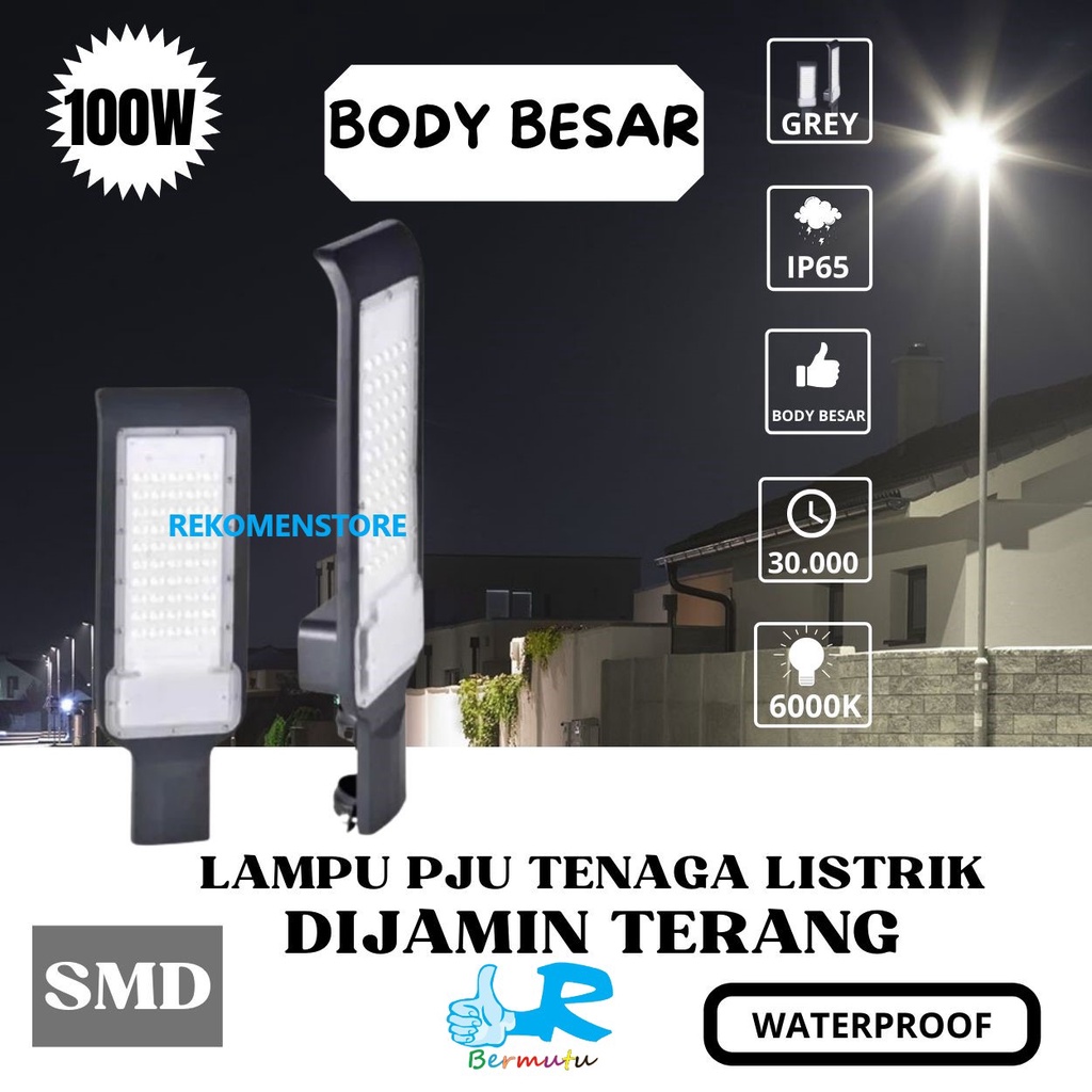 PUTIH Sni LED Street Light 100watt PJU LED 100watt Street Light Outdoor ...