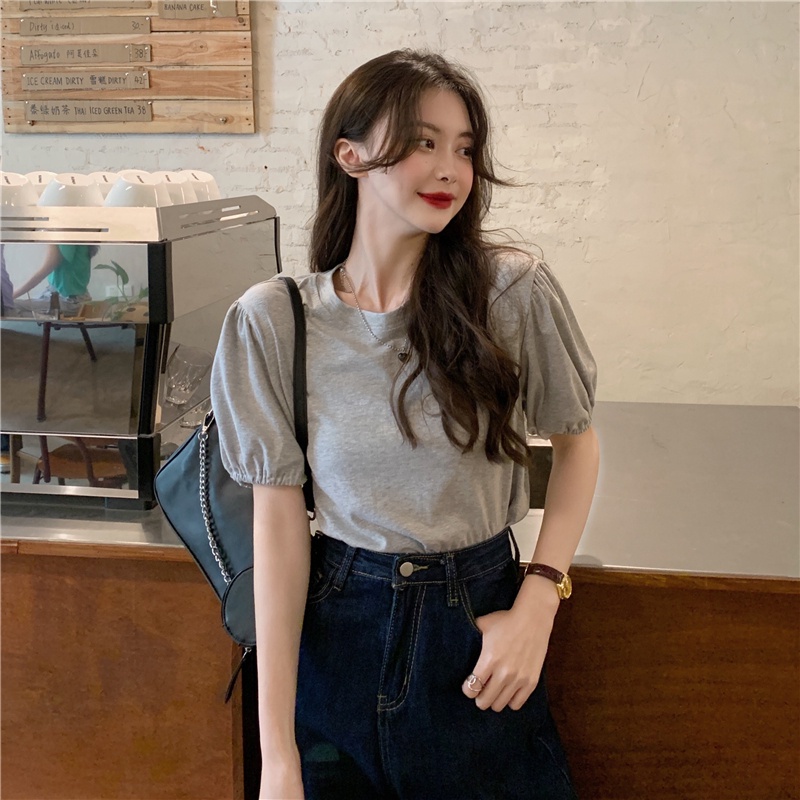 Half Sleeved T Shirt Clothing Japanese Soft Girl Bottoming Shirt