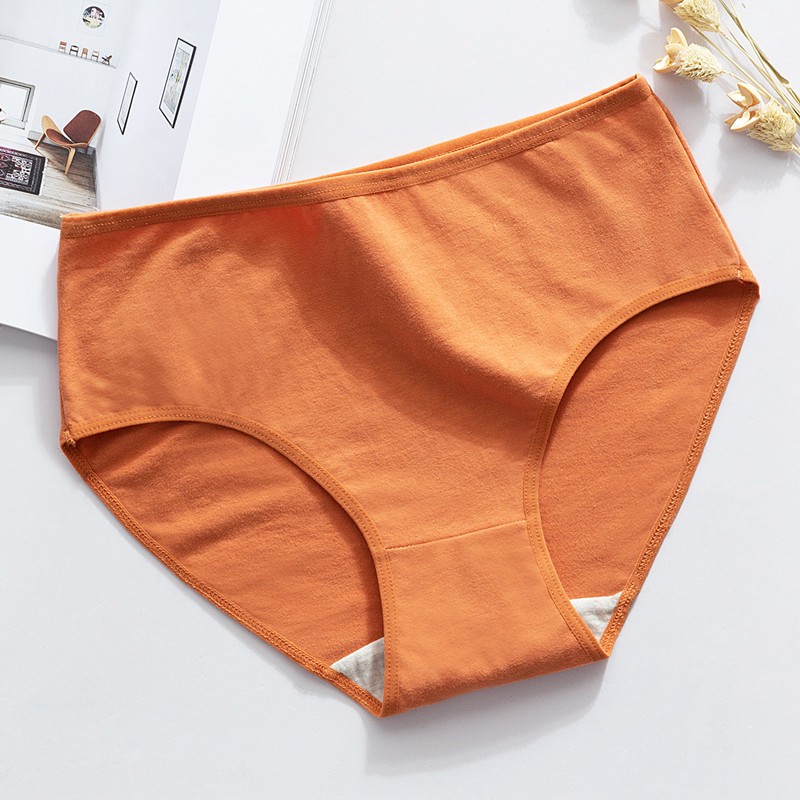 M Xl 9 Colors Cotton Panties Women Seamless Briefs Simple Mid Rise Sexy Lingerie Girl Panty 6619