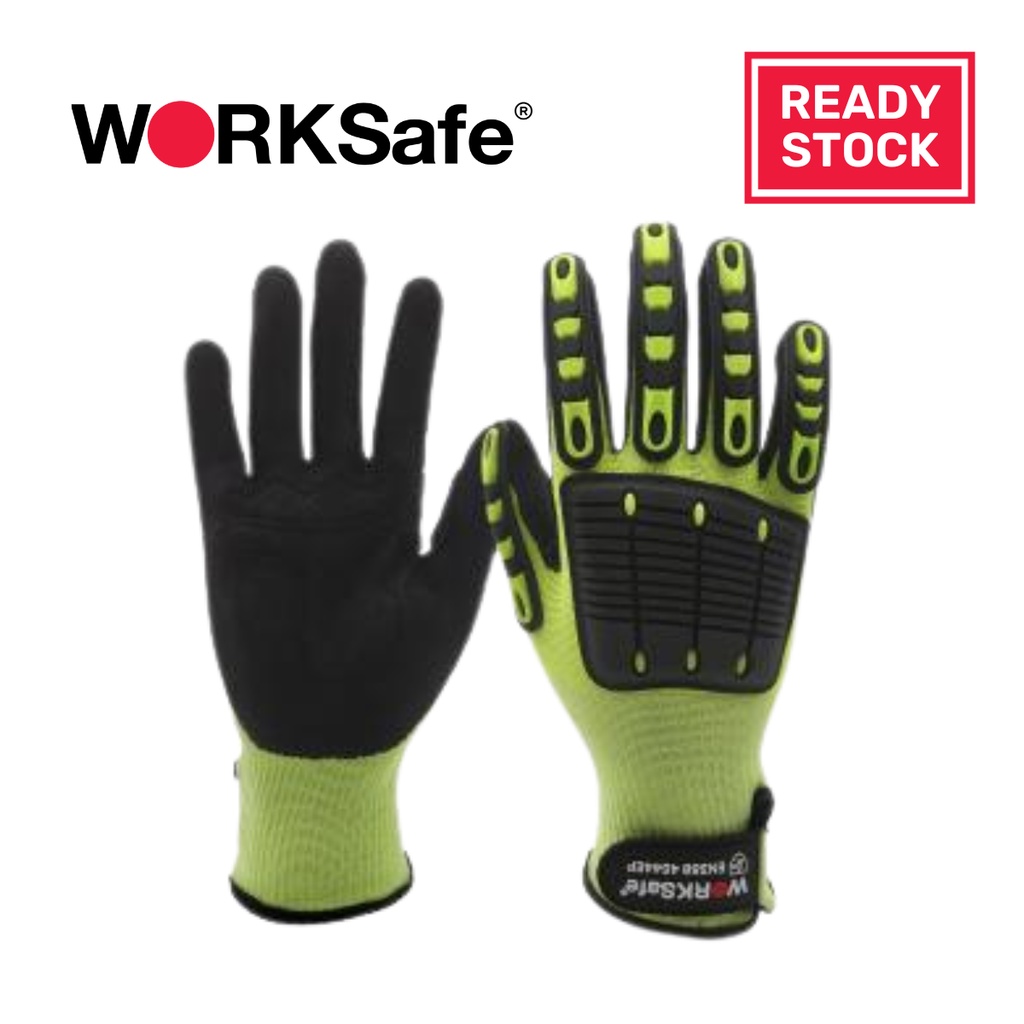 Mobile Officina Guanti Da Lavoro Meccanico Majestic Armorskin: In Pelle Sintetica Blu, Taglia Large, Modello 2137BL, Resistenti E Flessibili Guanti Da Meccanico - Foto 8