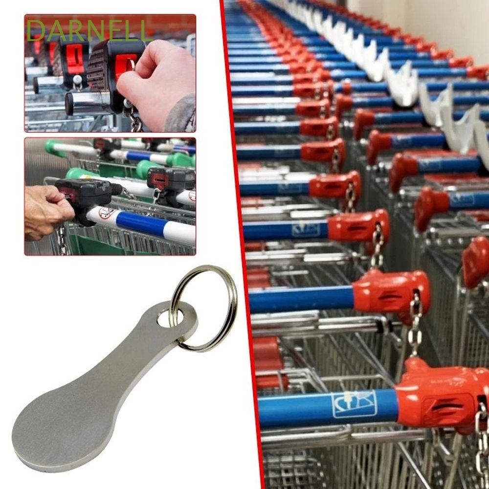 DARNELL Black Coin Holder Couple Key Chains DIY Shopping Cart Tokens ...