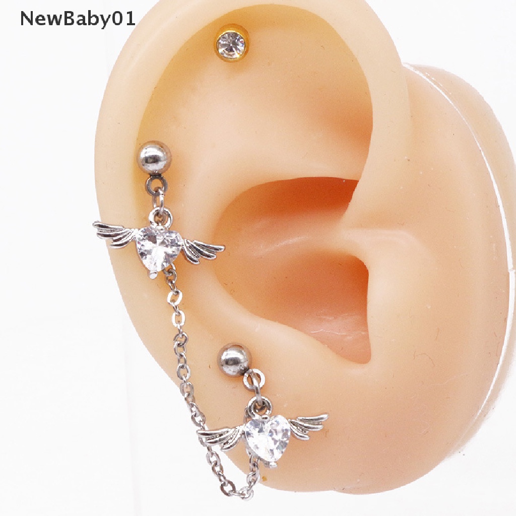 Double hot sale lobe earrings