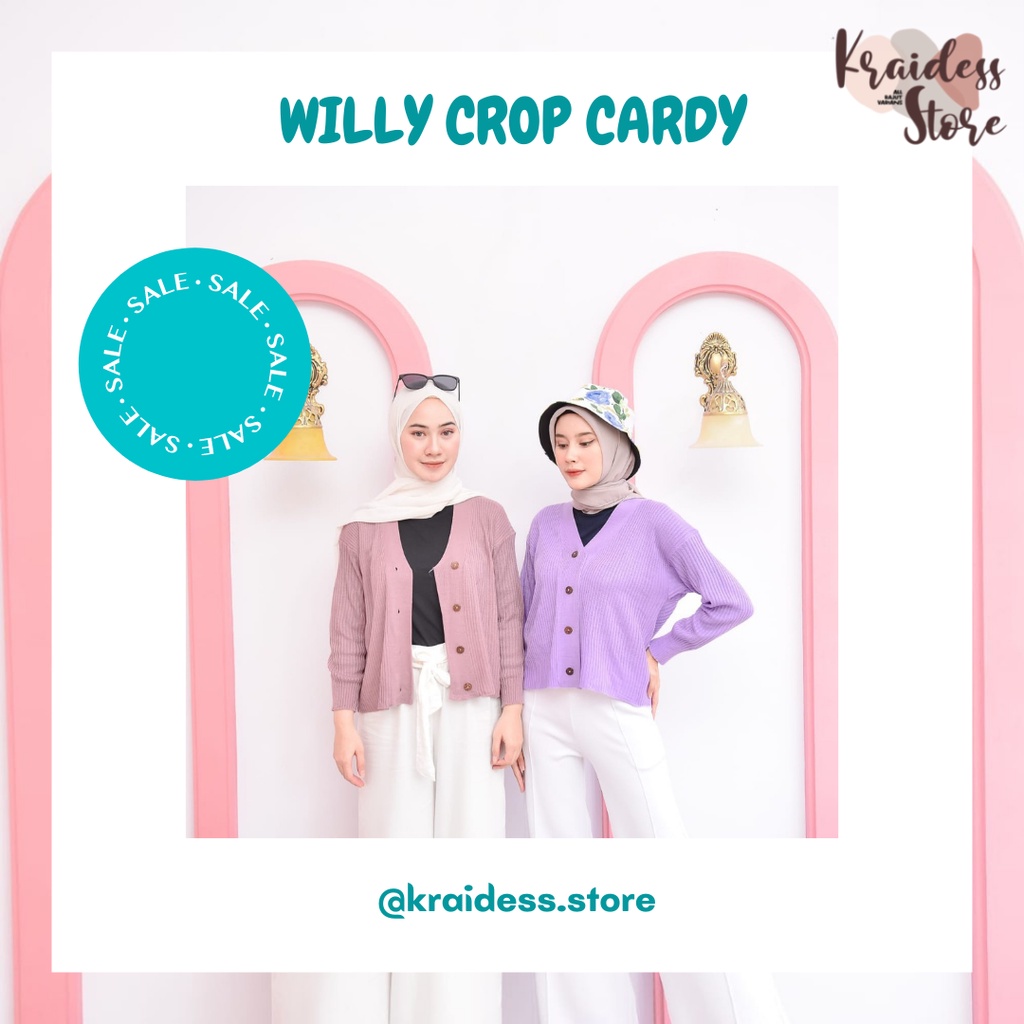 Krs - Willy Cardigan - Knit Stardy Cardi - Women's Crop Cardigan 