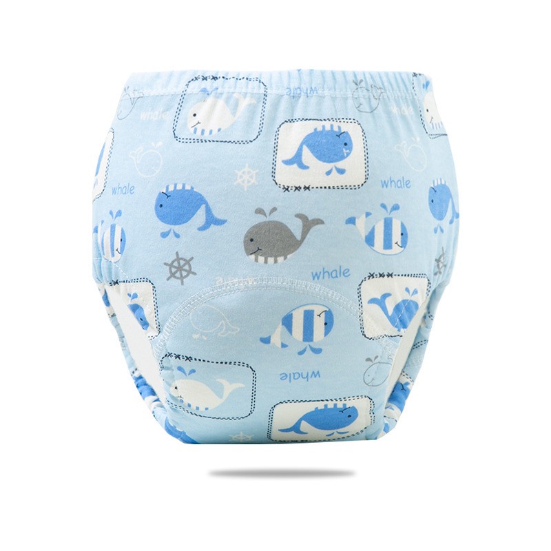 2 To 7 Years Old Cloth Diaper Nappy Pocket Reusable Washable Junior Big Baby Kids Toddler (Whale Stars