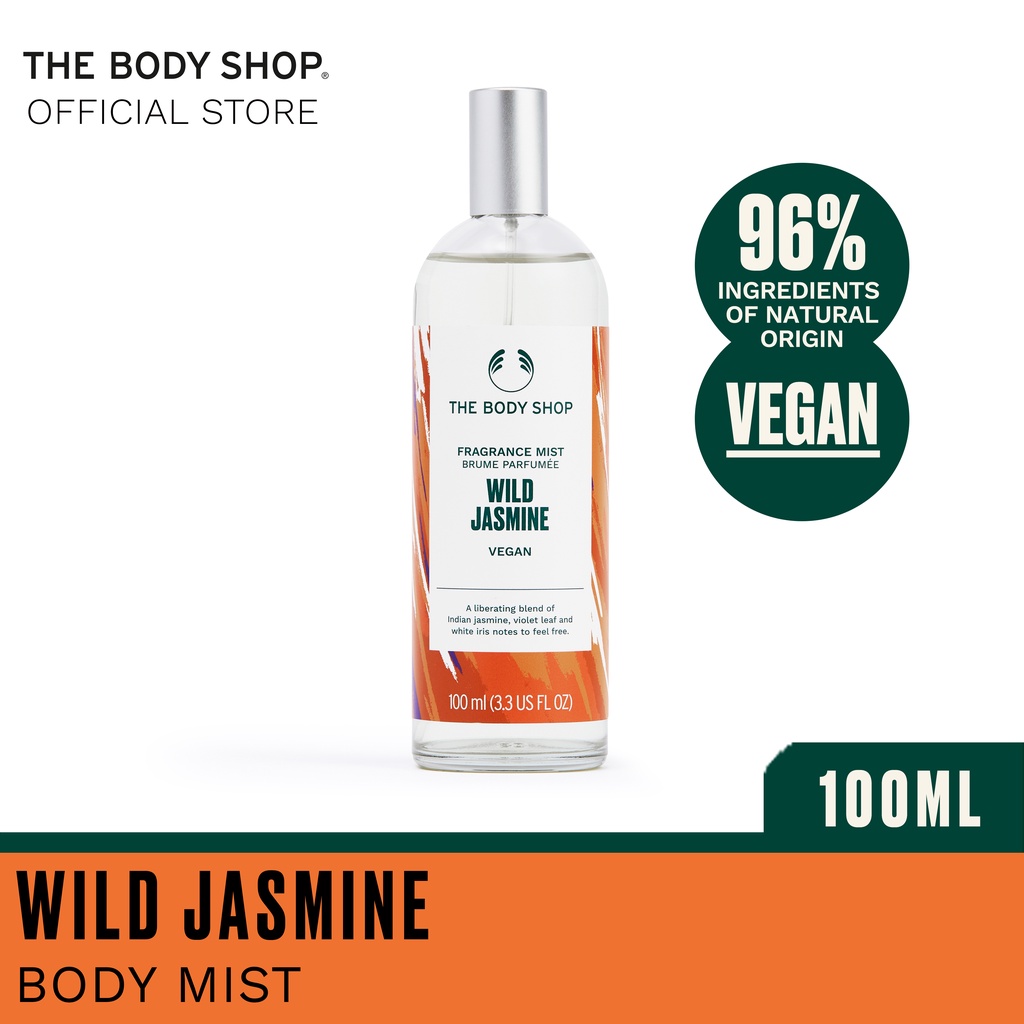 The Body Shop Wild Jasmine Body Mist (100ML) Shopee Singapore
