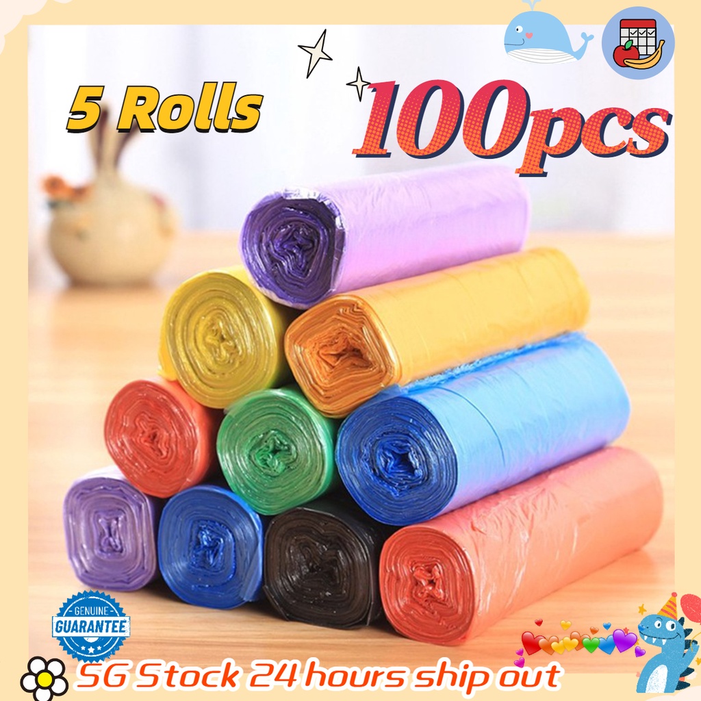 75pcs Household/office Trash Bag With Drawstring Closure