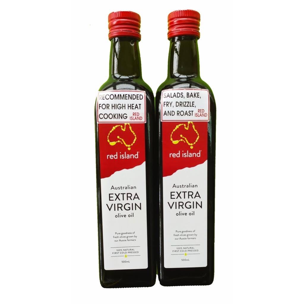 Red Island Extra Virgin Olive Oil Minyak Zaitun (500ml x 2) Exp 26 Jun