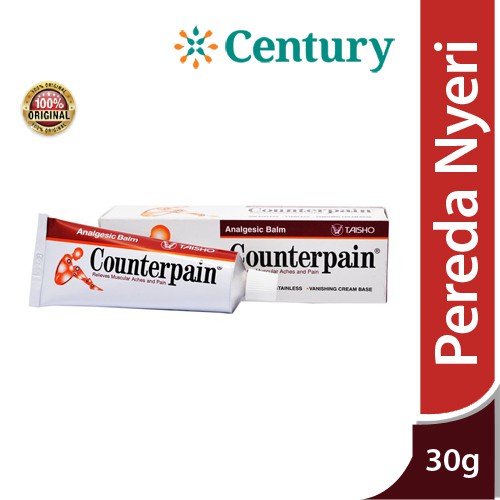 Counterpain 30gr / Encok / Keseleo / Memar / Nyeri Otot / Nyeri Sendi