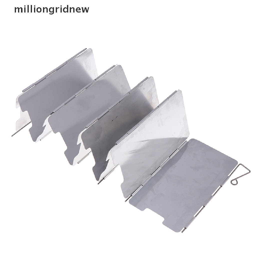 10pcs Camping Gas Stove Wind Shield Foldable Burner Cooking Windshield Outdoor