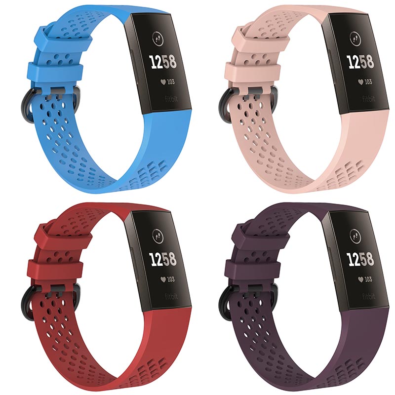 Fitbit Charge3 Charge4 Breathable Sport Band for Fitbit Charge 3 4 Band ...