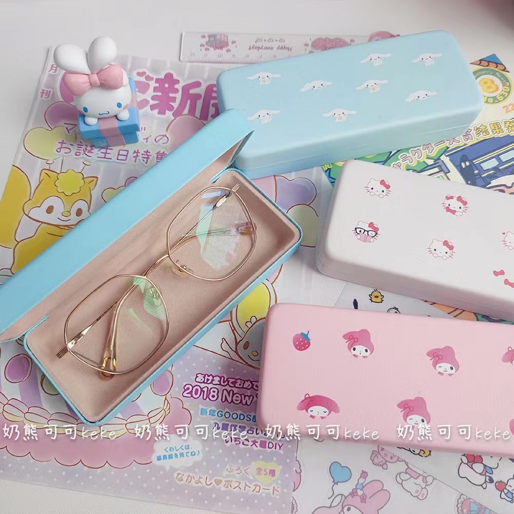 Sanrio Glasses Case Cute Cartoon Glasses Case Portable Myopia Glasses ...