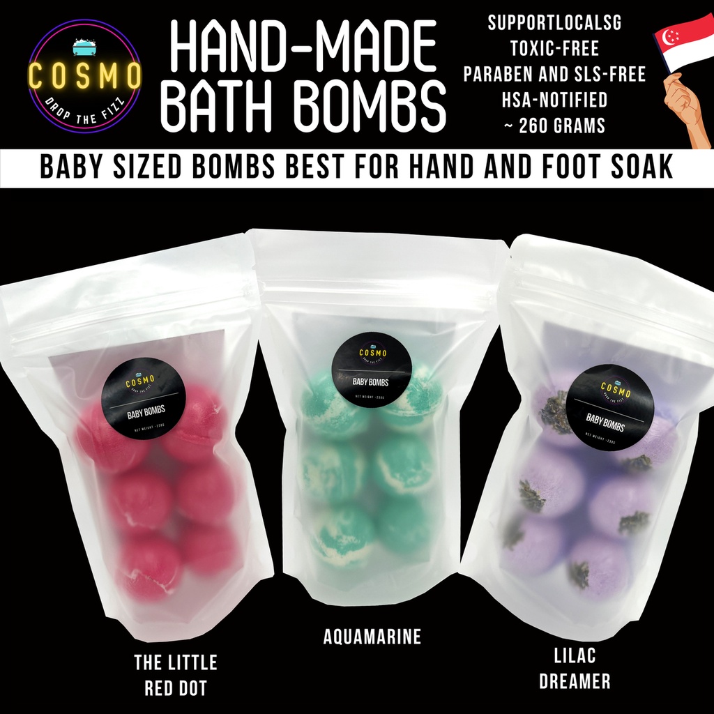 [SG Ready Stocks] Baby Bath Bombs Hand & Foot Soak Scented