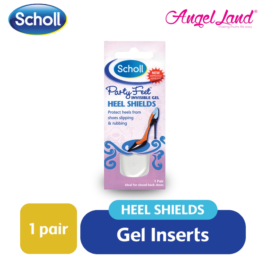 Scholl party feet store invisible gel heel shields