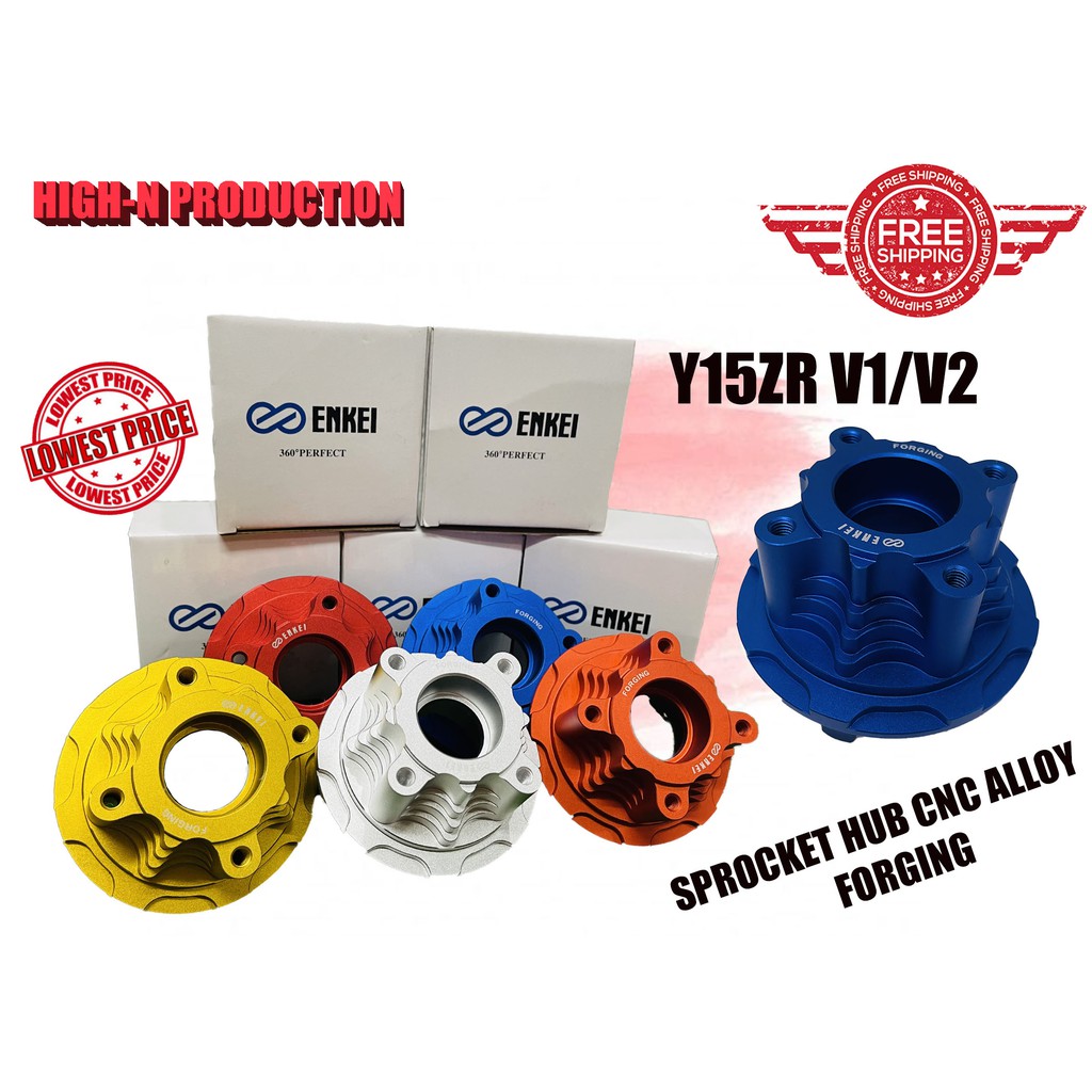 ENKEI SPROCKET HUB CNC ALLOY Y15 V1/V2 Shopee Singapore