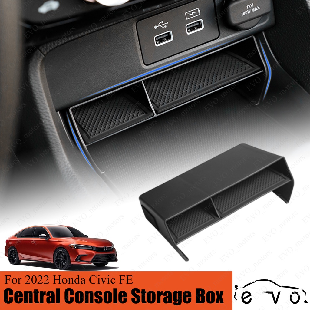 For 2022 Honda Civic FE Central Console Storage Box Tray 11th Civic ...