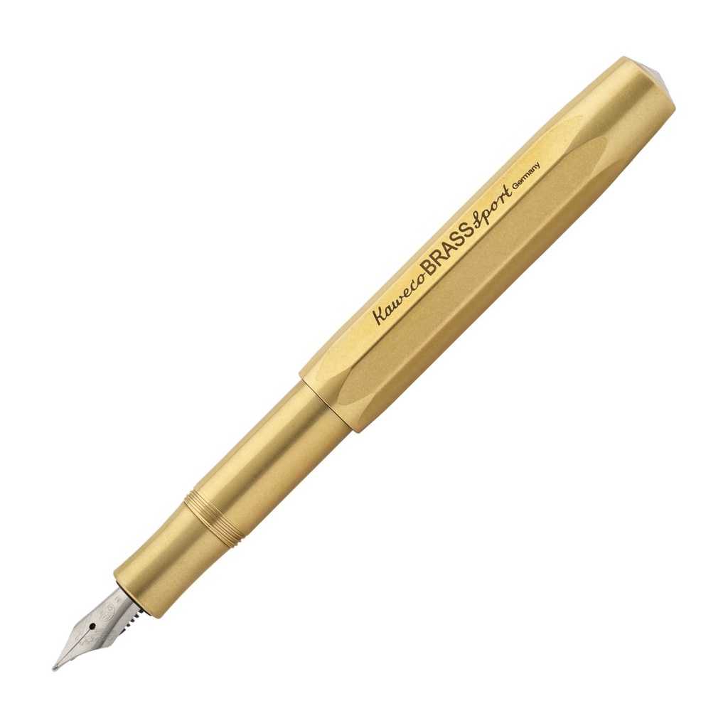 Kaweco Brass Sport Fountain Pen Nib Size Extra Fine Medium Double