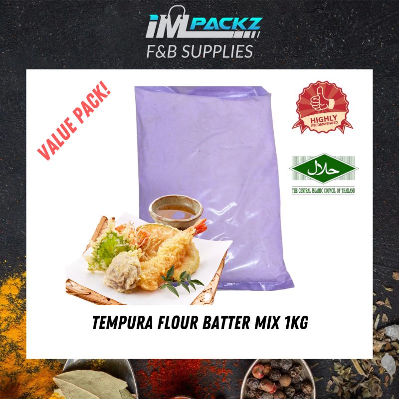 TEMPURA BATTER FLOUR MIX HALAL 1KG Shopee Singapore