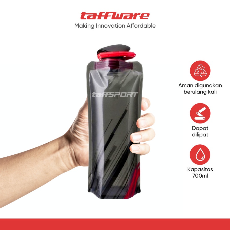 TaffSPORT Botol Minum Lipat Camping Hiking Drinking Bottle 700ml - S29