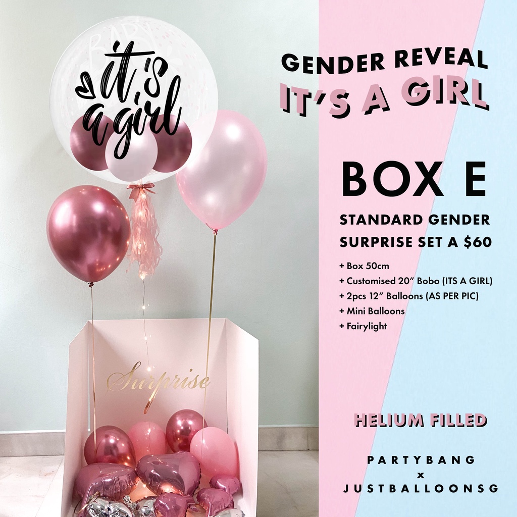 Giant Gender Reveal Balloon Box 