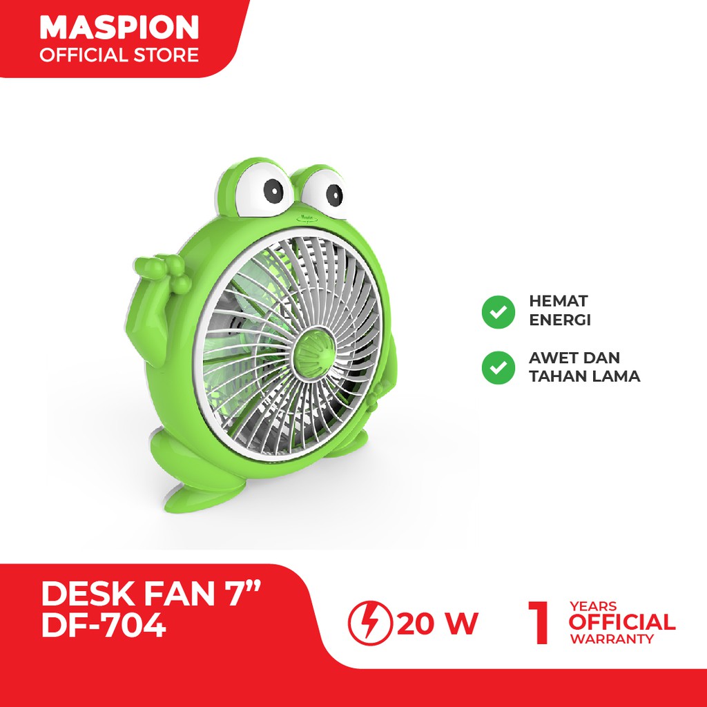 Maspion Kipas Angin Meja Desk Fan 7 Inch DF-704 - Gambar 4