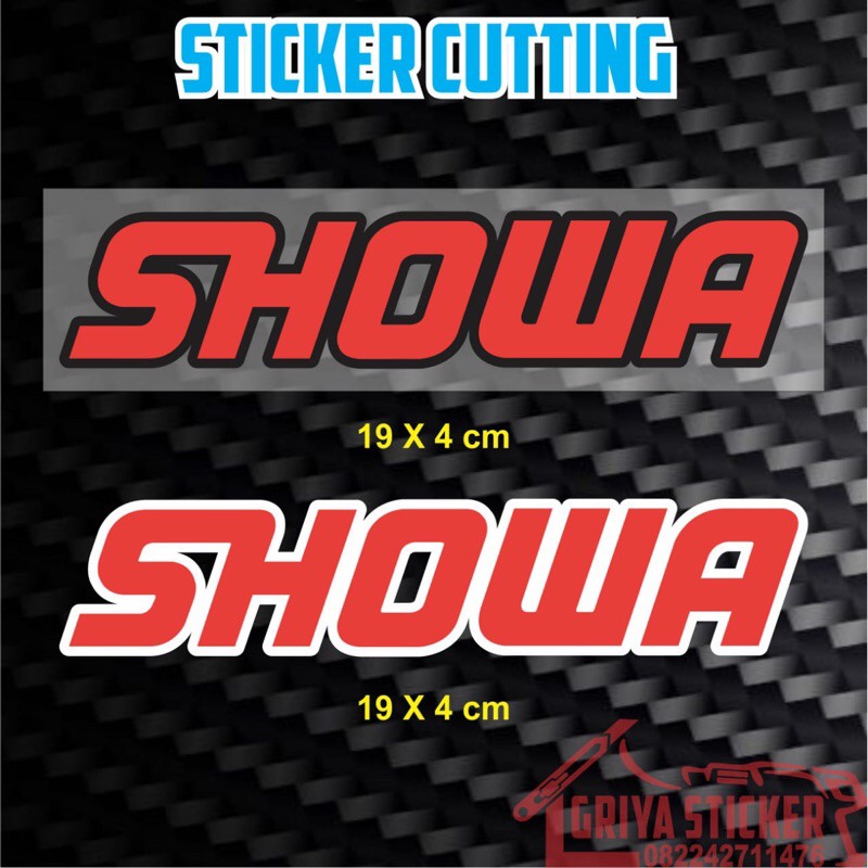 Showa Sticker shock usd Sticker supermoto Sticker Shopee Singapore