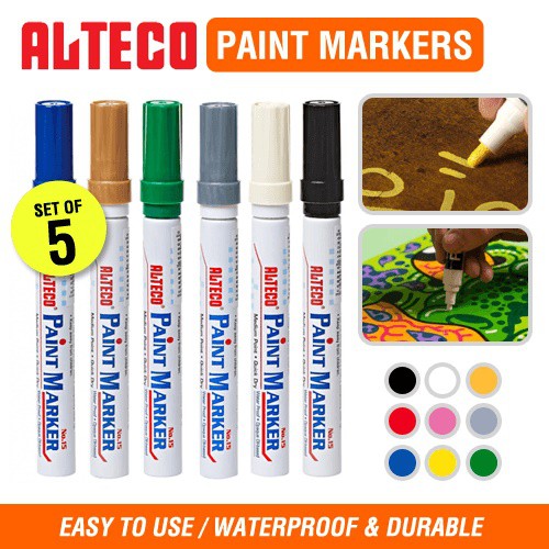 [ALTECO] PAINT MARKER Various color available Shopee Singapore