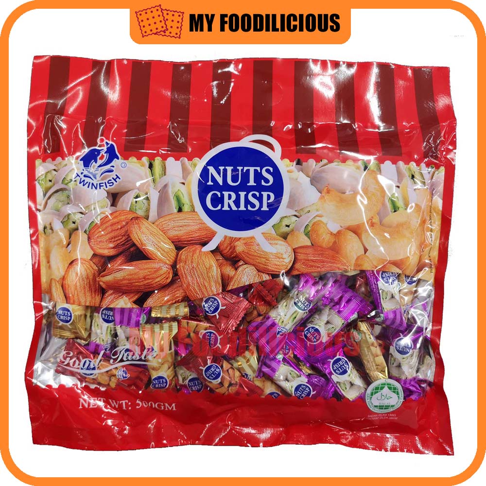 Nuts Crisp / Crispy Peanut / Mix Nut / Kacang Tumbuk / Nut Crisp Peanut Candy 80g/500g/1kg