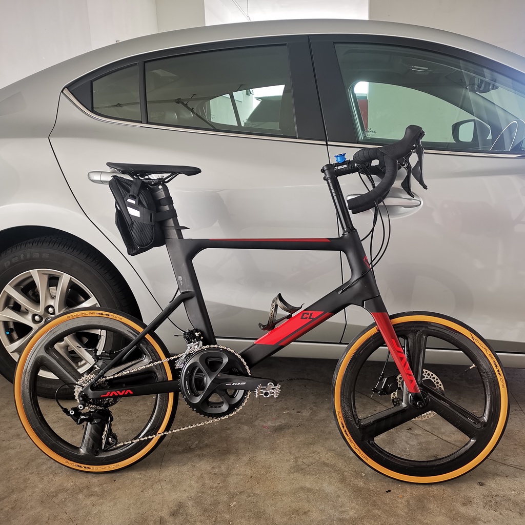 JAVA mini velo for adult carbon frameset 20 wheel shimano competition groupset Local warranty 9.3 kg only Shopee Singapore