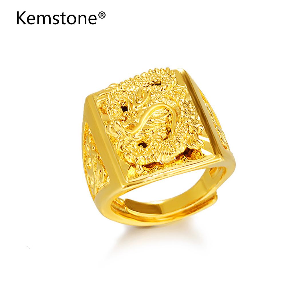 Gold ring for men on sale new