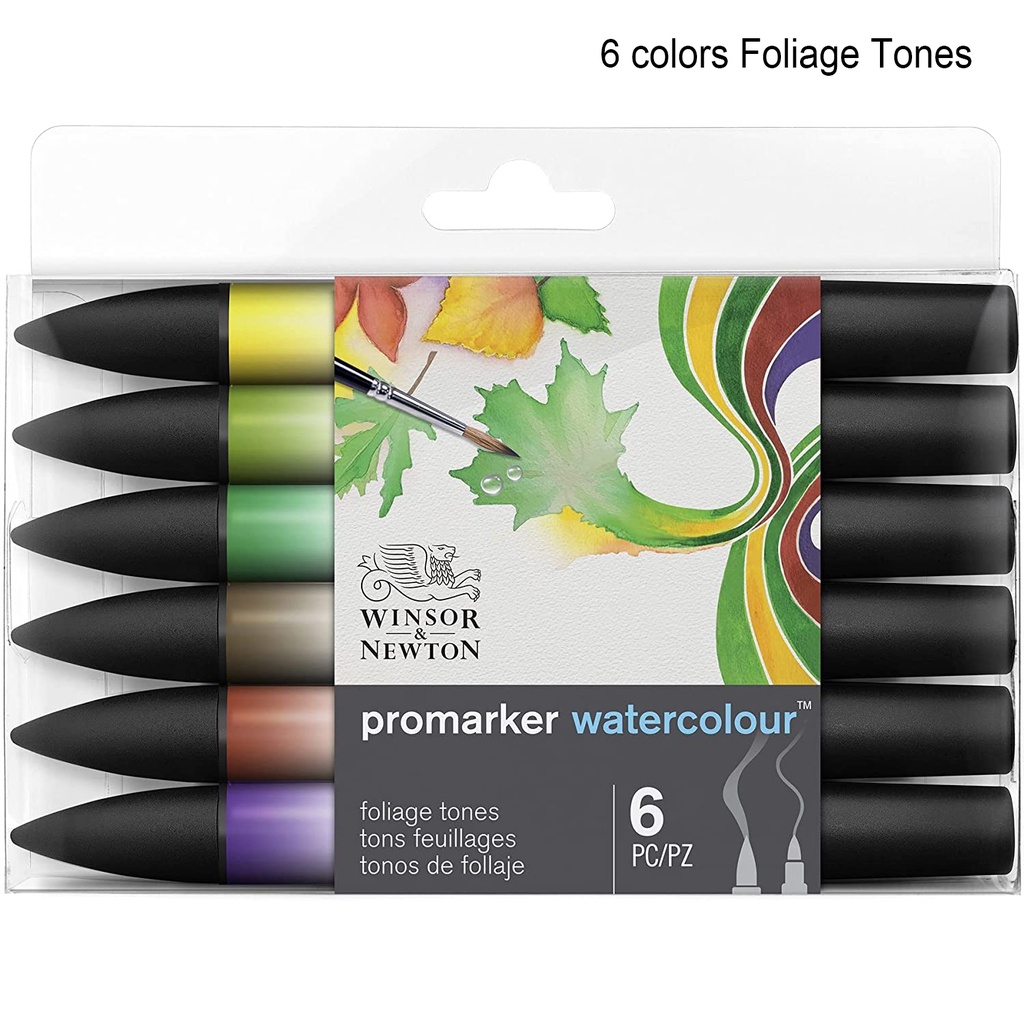 Winsor Newton 6/12/24 colors Promarker Watercolor Marker Double