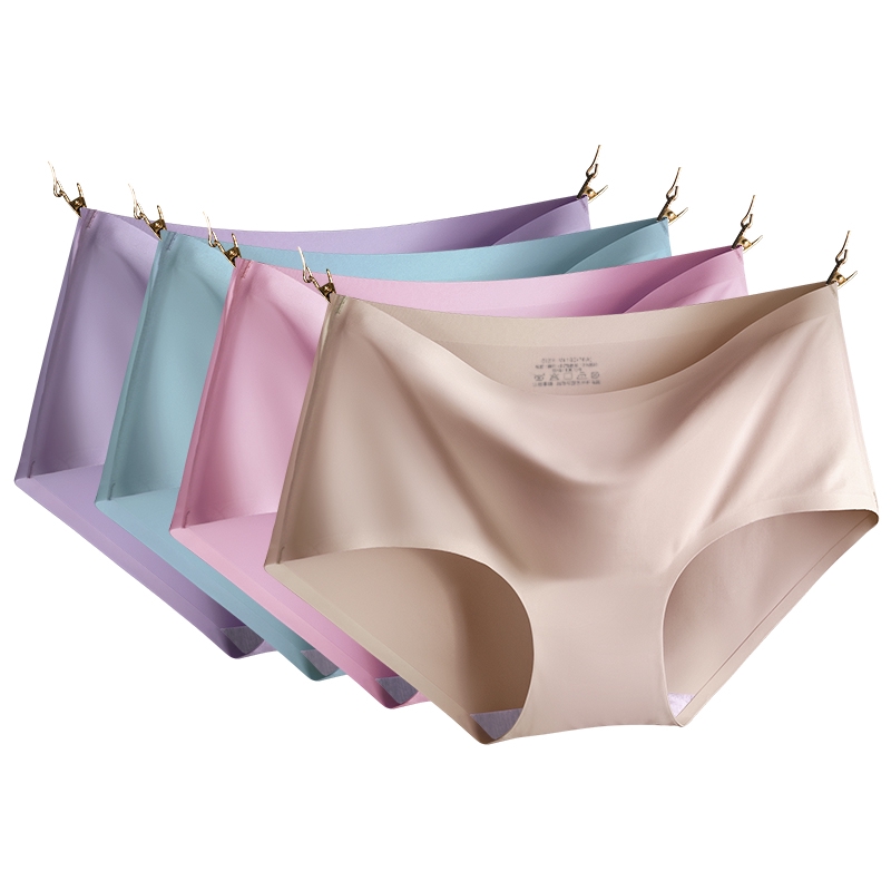 Breathable Underwear Women Panties Healthy No Trace Antibacterial