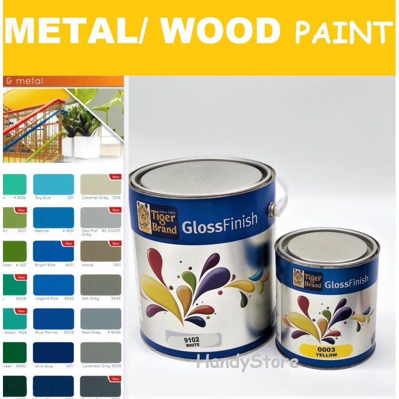 GLOSS FINISH PAINT FOR WOOD & METAL Shopee Singapore