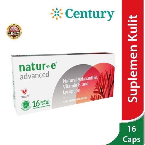 NATUR-E ADVANCED 16 KAPSUL /Vitamin E / Anti Oksidan / Suplemen / Anti Aging