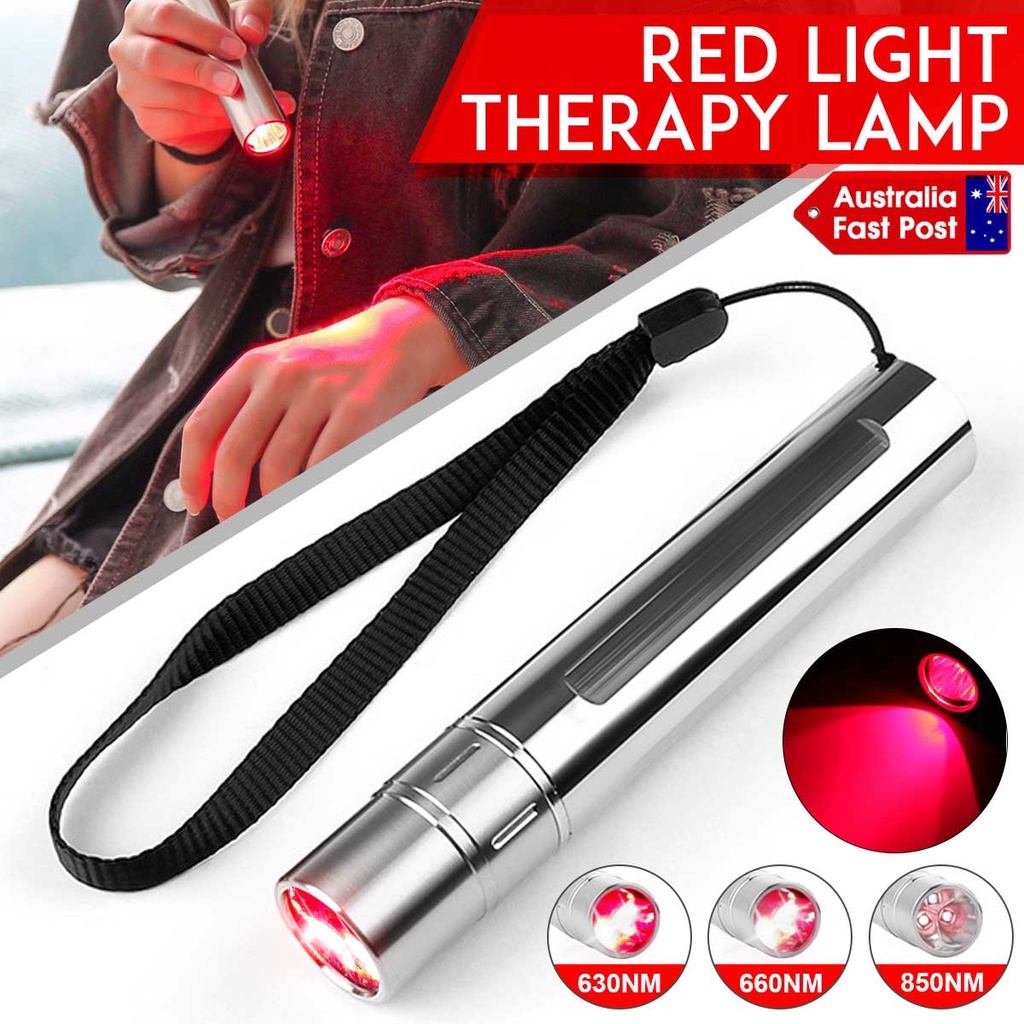 USB Chargr Red Light Therapy Lamp LED Infrared Light Therapy Pen 850nm