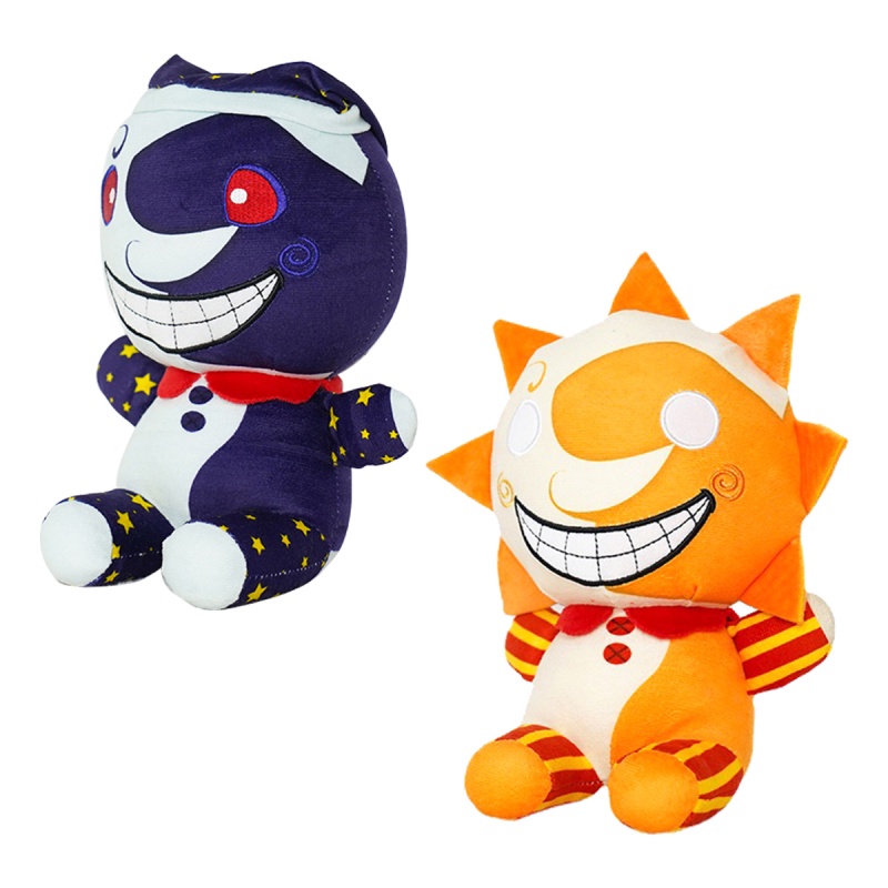 Sundrop Moondrop Fnaf Clown Figure Cartoon Plush Toy Lifelike Plush ...