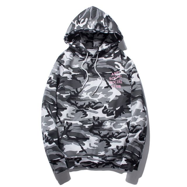 Anti social social on sale club snow camo hoodie