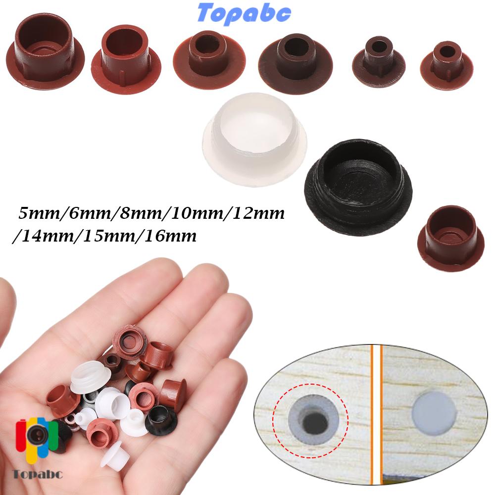 TOP 50Pcs Useful Screw Decor Grommet Dust Plug Stopper Furniture Hole Covers Hole Ornament Drill Hole Plug Hardware Practical Exterior Protective Cap
