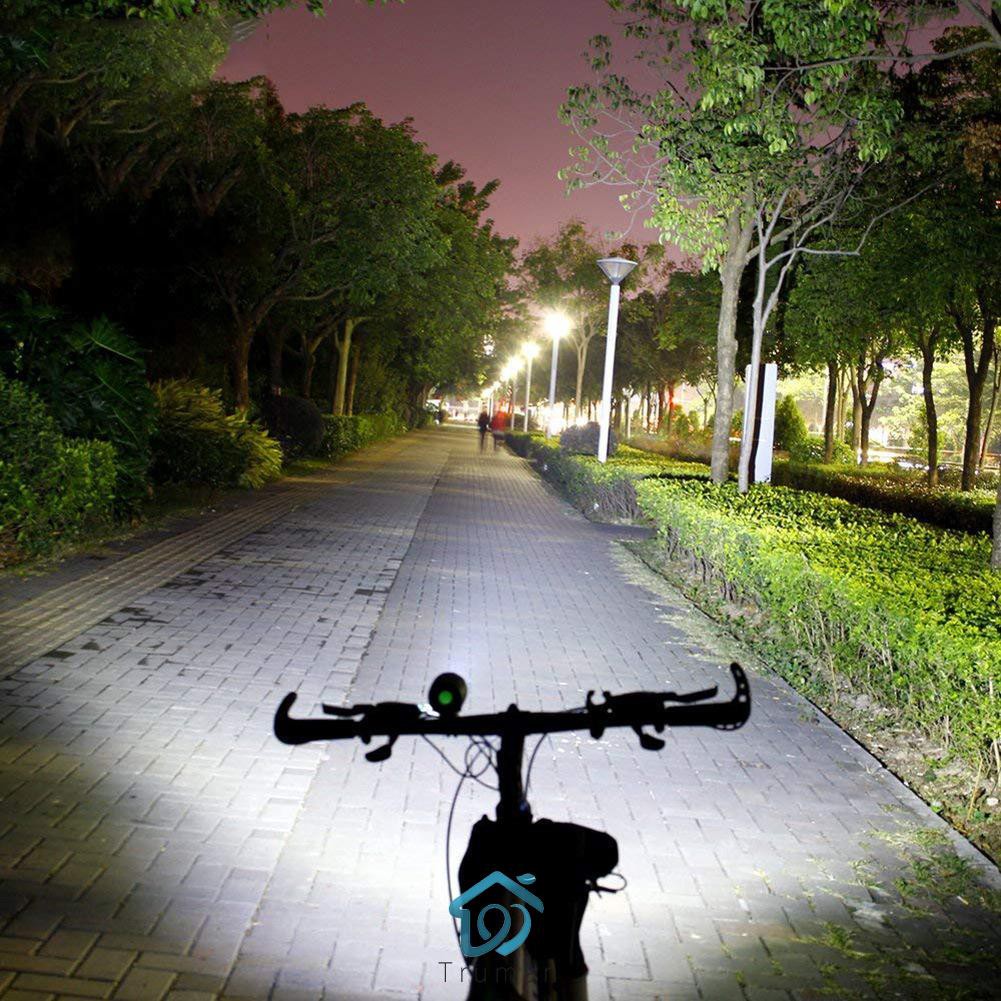 â»Trumanâ»(Ready stock)LED Bicycle Front Light Flashlight 3 Modes Bike Night Cycling Light Torch 