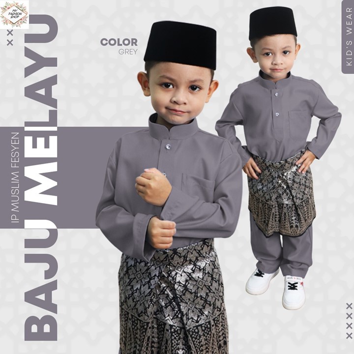 Malay Kids Wear / Baju Melayu Budak / Baju Melayu Kanak / Baju Raya ...