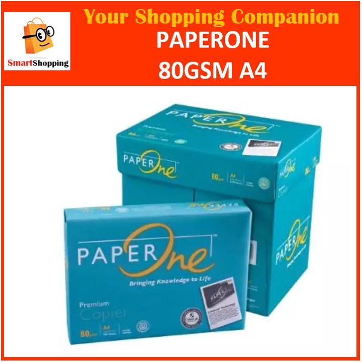 Paperone Green A4 Paper 80g 80gsm 5 Reams 1 Box A4 Copier Xerox