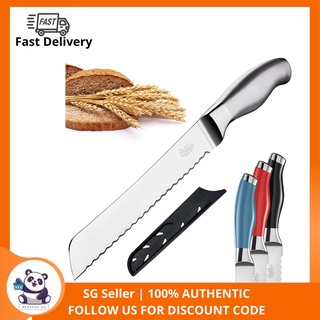 Homlly 17pc Stainless Steel Knife Set with Block, Anti-rusting Sharp  Serrated Steak Knives with Acrylic Stand