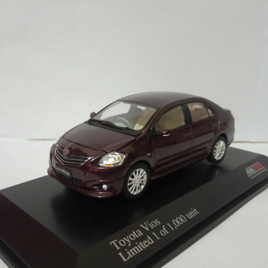 MERAH Diecast Car Toyota Vios Red Miniature Toy Car Display Collection Shopee Singapore