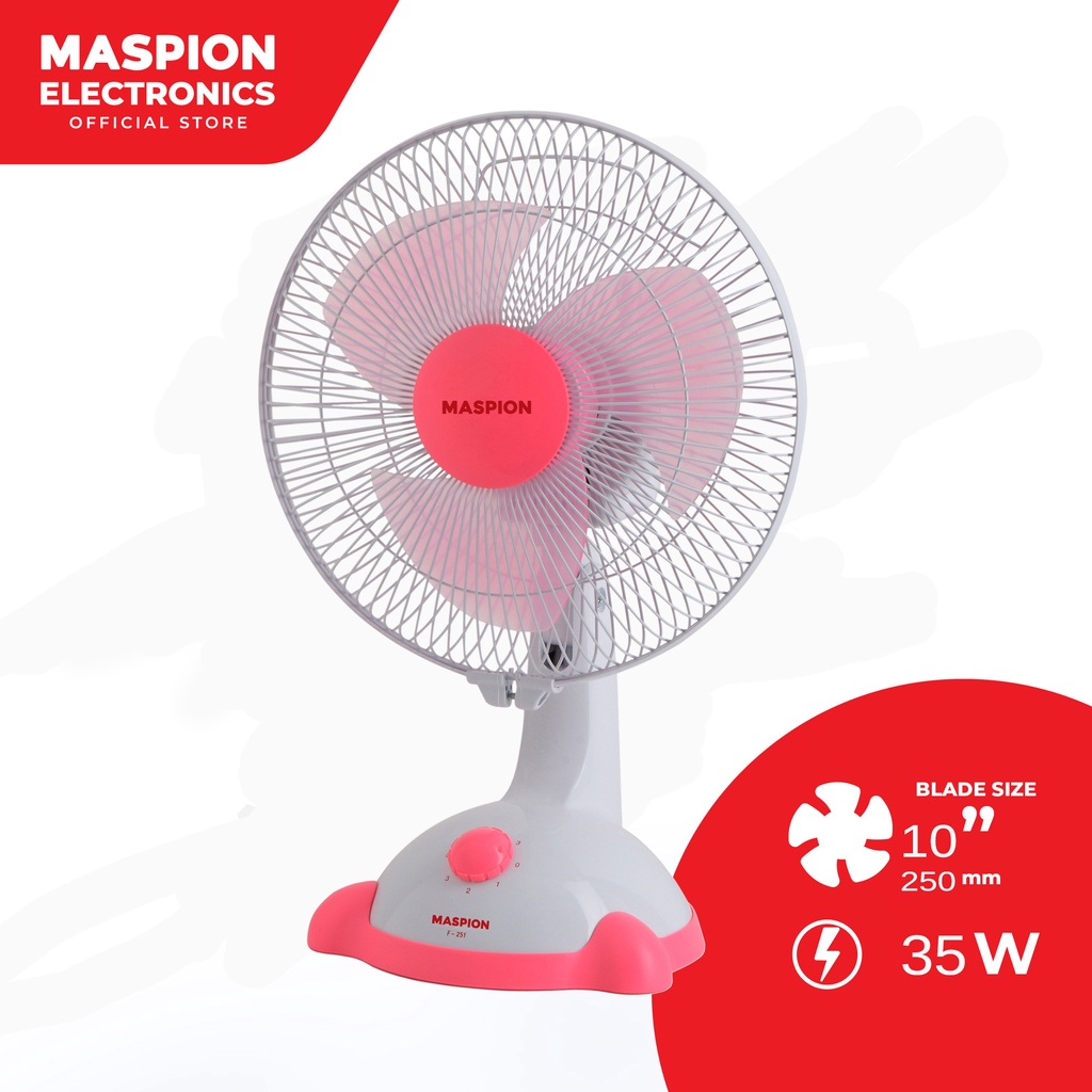 Maspion Kipas Angin Meja Desk Fan 10 Inch F-251 - Gambar 3