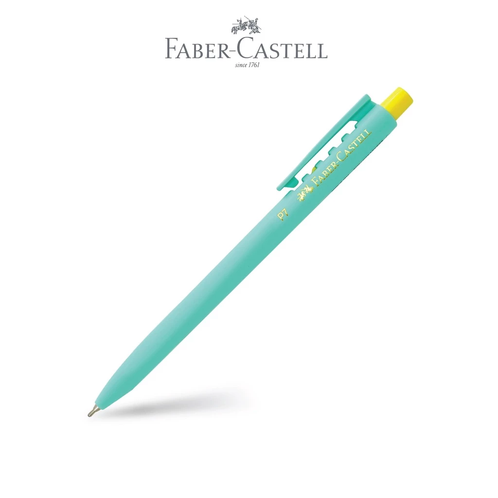 Faber-Castell Ballpoint Pen P7 Pastel 0,7 Black Ink 12 Pcs Free 2 - Gambar 4